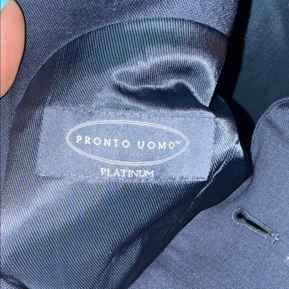 Pronto Uomo Dark Navy Two-Button Sport Coat